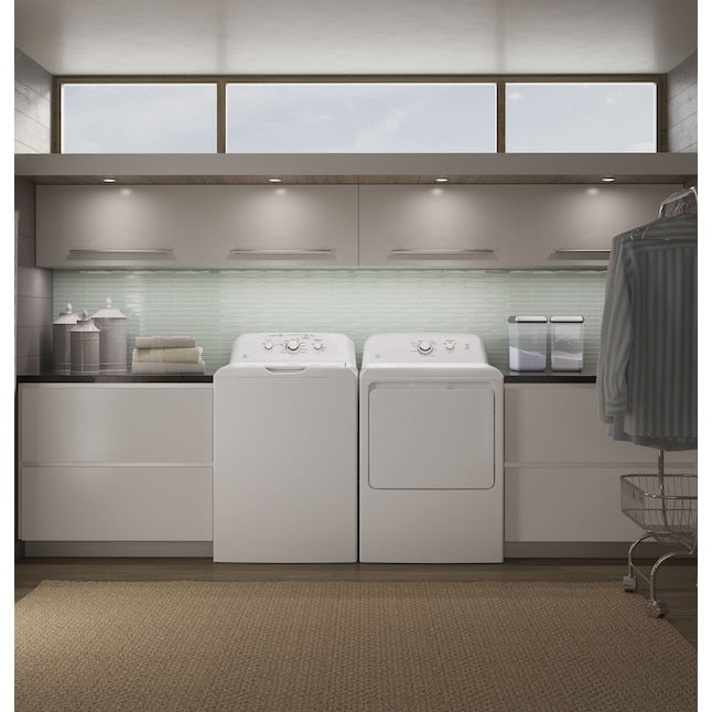 GE 4.0-cu ft Agitator Top-Load Washer ( White ) Item #5684533 | Model #GTW325ASWWW