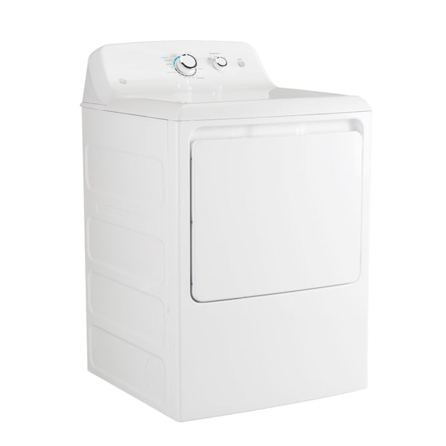 GE 6.2-cu ft Vented Electric Dryer ( White ) Item #785595 | Model #GTX33EASKWW