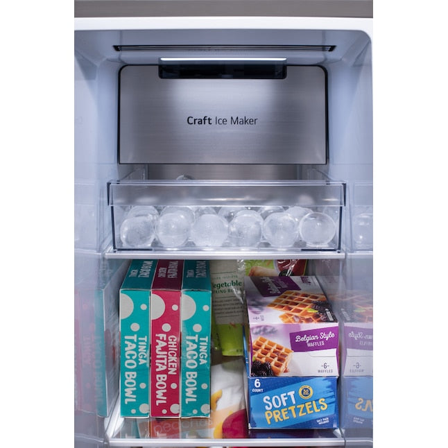 LG InstaView Craft Ice 27.1-cu ft Side-by-Side Refrigerator Model #LRSOS2706S