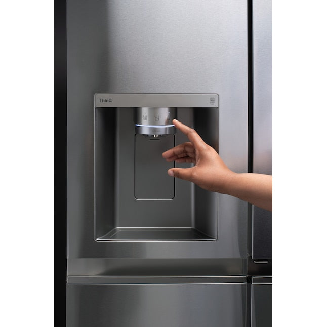 LG InstaView Craft Ice 27.1-cu ft Side-by-Side Refrigerator Model #LRSOS2706S