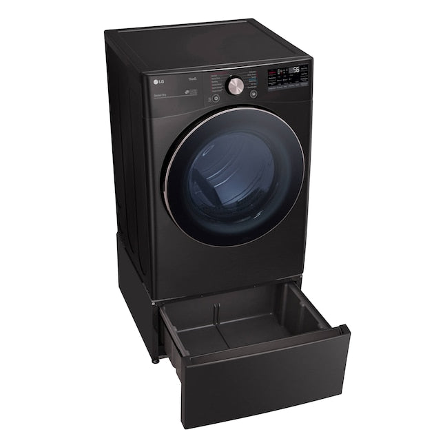 LG True Steam 7.4-cu ft Stackable Steam Cycle Vented Electric Dryer ( Black Steel ) Energy Star Certified Item #2514200 | Model #DLEX4000B