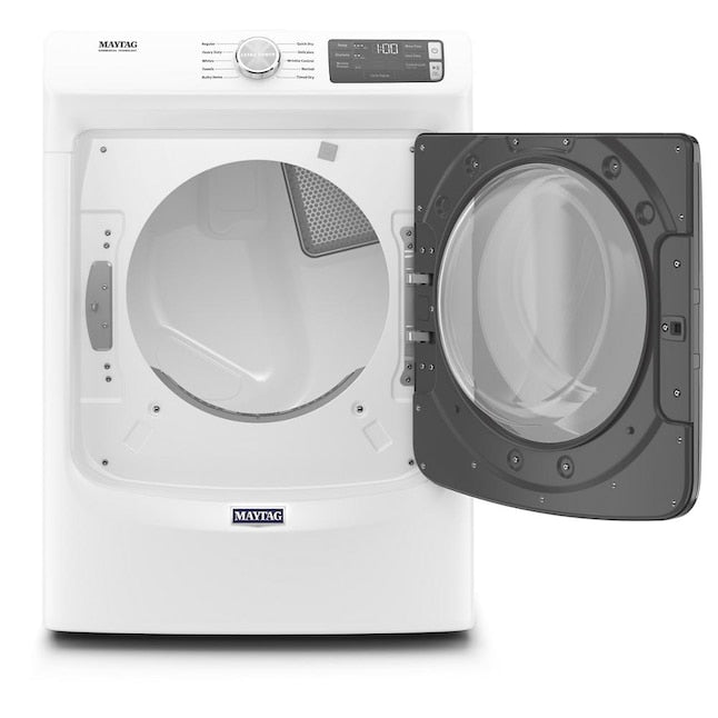 Maytag 7.3-cu ft Stackable Vented Electric Dryer ( White ) Energy Star Certified Item #3592528 | Model #MED5630HW