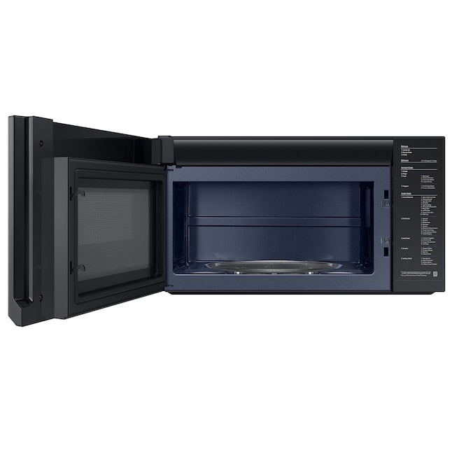 Samsung 2.1-cu ft 29.87-in Over-the-Range Microwave with Sensor Cooking ( Stainless steel ) Item #5760681 | Model #ME21DG6300SR