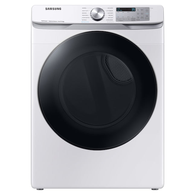 Samsung 7.5-cu ft Stackable Steam Cycle Vented Electric Dryer ( White ) Item #4980284 | Model #DVE45B6300W