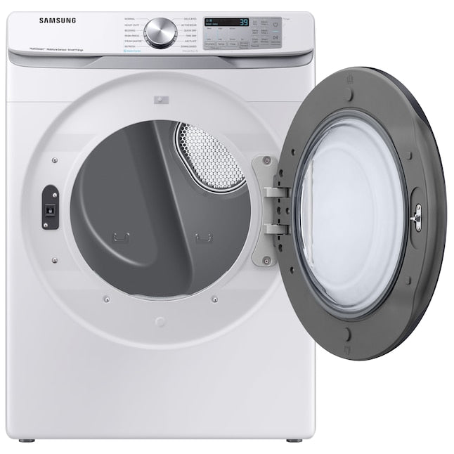 Samsung 7.5-cu ft Stackable Steam Cycle Vented Electric Dryer ( White ) Item #4980284 | Model #DVE45B6300W