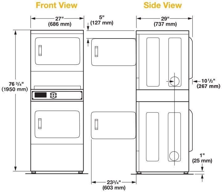 Whirlpool 7.4-cu ft Electric Commercial Dryer ( White ) Item #1634996 | Model #CSP2970HQ