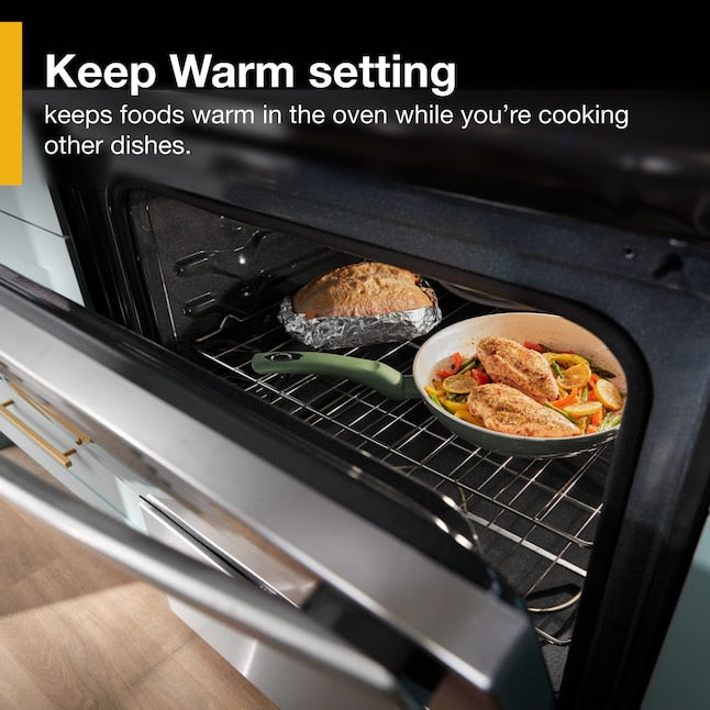 Whirlpool Flexible Cooktop 30-in Glass Top 4 burners 5.3-cu ft Freestanding Electric Range ( White ) Item #5686231 | Model #WFES3030RW