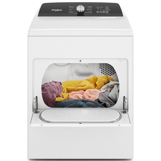 Whirlpool Moisture Sensing 7-cu ft Vented Electric Dryer ( White ) Item #5095041 | Model #WED5010LW