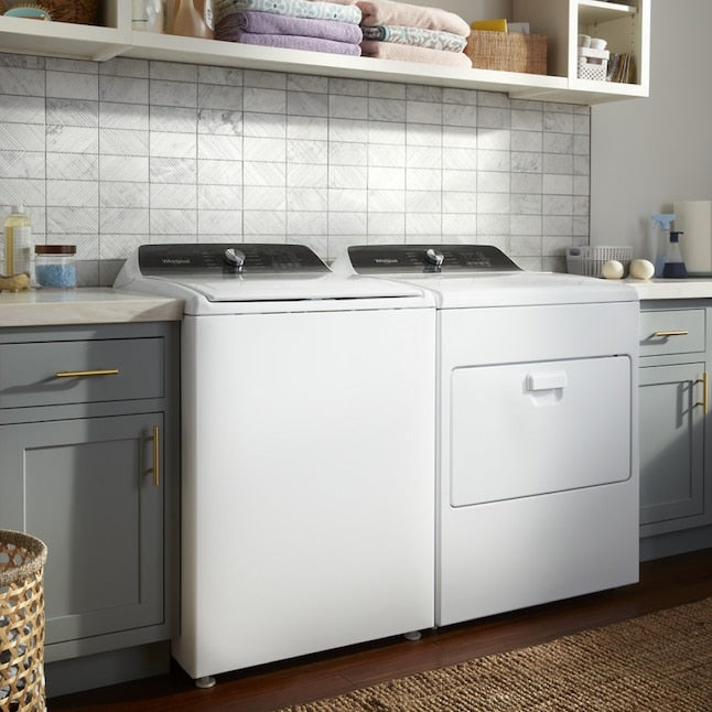 Whirlpool Moisture Sensing 7-cu ft Vented Electric Dryer ( White ) Item #5095041 | Model #WED5010LW