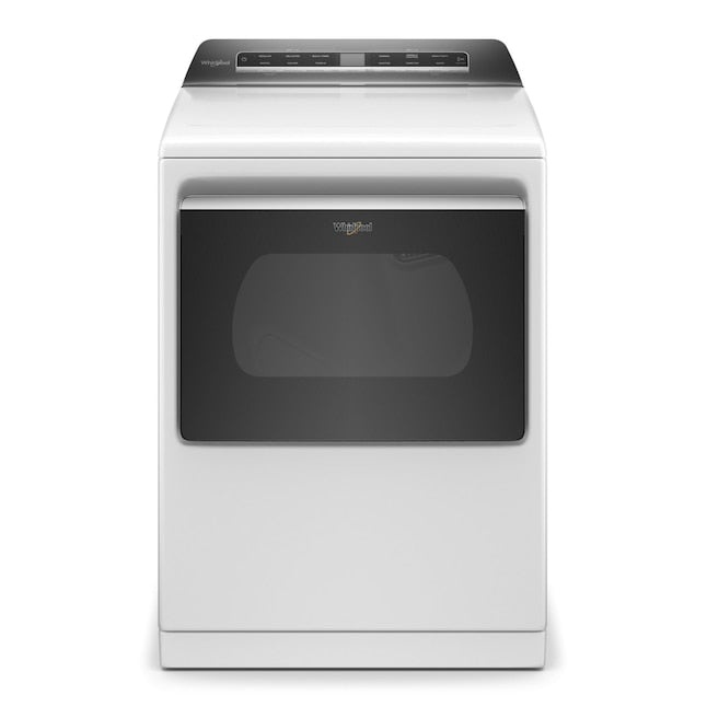 Whirlpool Smart Capable 7.4-cu ft Steam Cycle Vented Electric Dryer ( White ) Energy Star Certified Item #3386730 | Model #WED8127LW