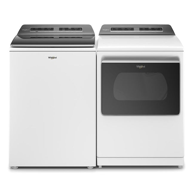 Whirlpool Smart Capable 7.4-cu ft Steam Cycle Vented Electric Dryer ( White ) Energy Star Certified Item #3386730 | Model #WED8127LW