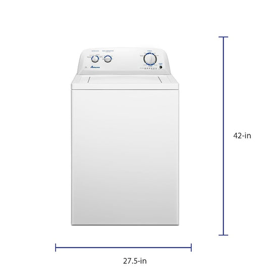 Amana 3.5-cu ft Agitator Top-Load Washer ( White ) Item #876180 | Model #NTW4516FW