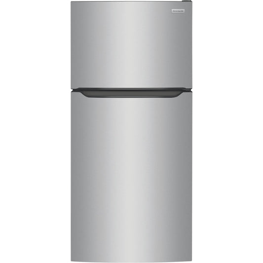 Frigidaire 20-cu ft Top-Freezer Refrigerator ( Fingerprint Resistant Stainless Steel ) Garage Ready Item #1647308 | Model #LFTR2045VF
