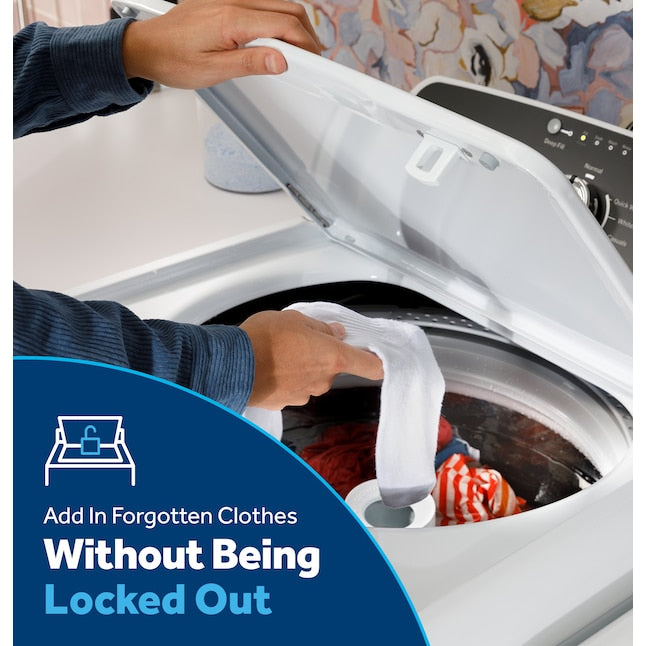 GE 4.0-cu ft Agitator Top-Load Washer ( White ) Item #5684533 | Model #GTW325ASWWW