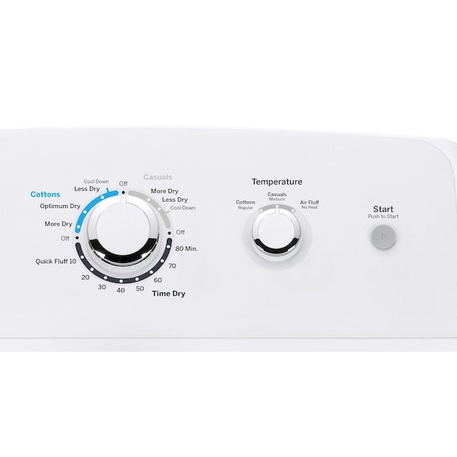 GE 6.2-cu ft Vented Electric Dryer ( White ) Item #785595 | Model #GTX33EASKWW