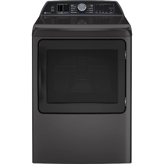 GE Profile 7.4-cu ft Steam Cycle Vented Electric Dryer ( Diamond Gray ) Energy Star Certified Item #1117491 | Model #PTD70EBPTDG