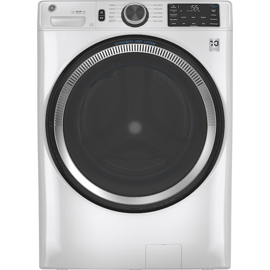 GE UltraFresh Vent System 4.8-cu ft Stackable Smart Front-Load Washer ( White ) ENERGY STAR Item #1639525 | Model #GFW550SSNWW