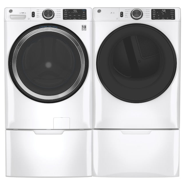 GE UltraFresh Vent System 4.8-cu ft Stackable Smart Front-Load Washer ( White ) ENERGY STAR Item #1639525 | Model #GFW550SSNWW
