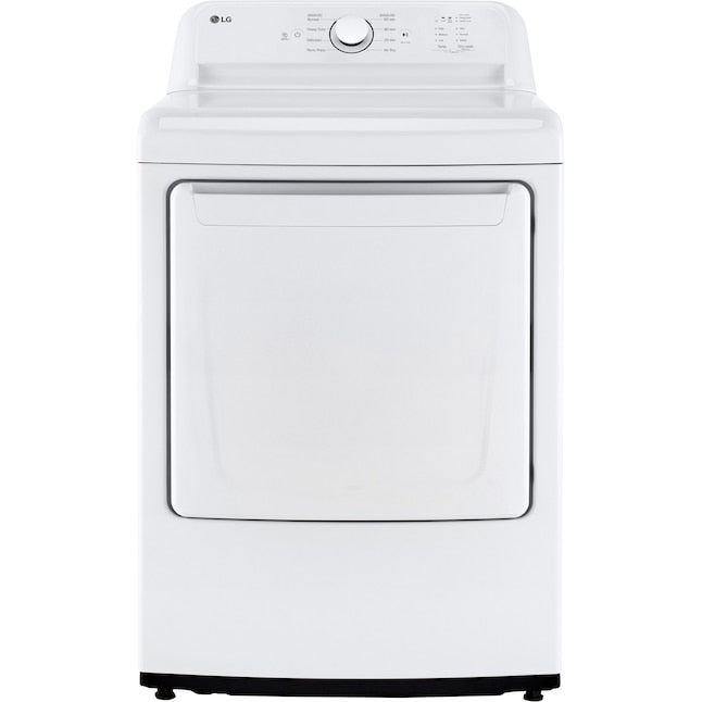 LG 7.3-cu ft Vented Electric Dryer ( White ) Energy Star Certified Item #5288020 | Model #DLE6100W
