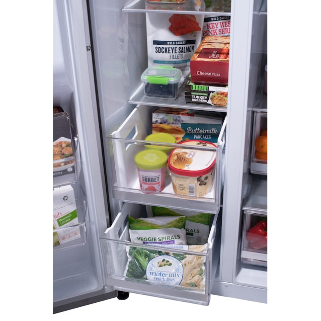 LG InstaView Craft Ice 27.1-cu ft Side-by-Side Refrigerator Model #LRSOS2706S