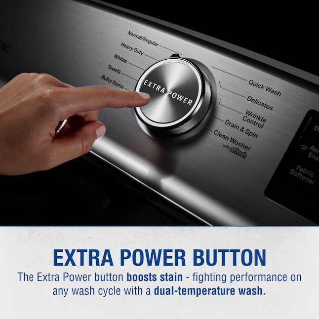 Maytag 4.7-cu ft High Efficiency Agitator Smart Compatible Top-Load Washer ( White ) Item #1634758 | Model #MVW6230HW