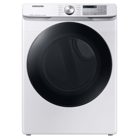 Samsung 7.5-cu ft Stackable Steam Cycle Vented Electric Dryer ( White ) Item #4980284 | Model #DVE45B6300W