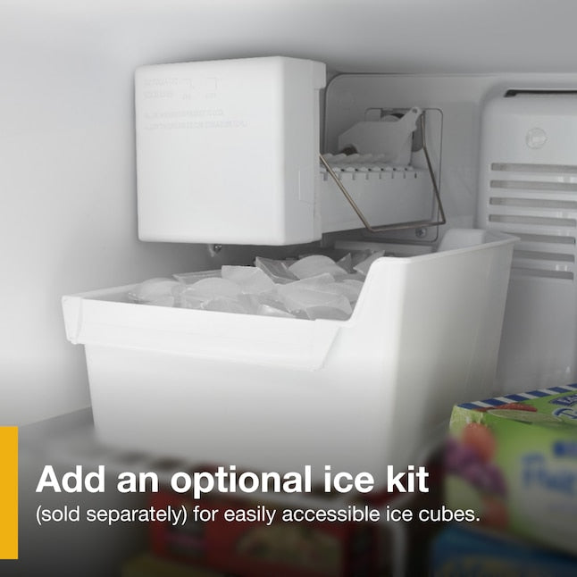Whirlpool 20.5-cu ft Top-Freezer Refrigerator ( Fingerprint Resistant Stainless Steel ) Item #2592455 | Model #WRT311FZDZ