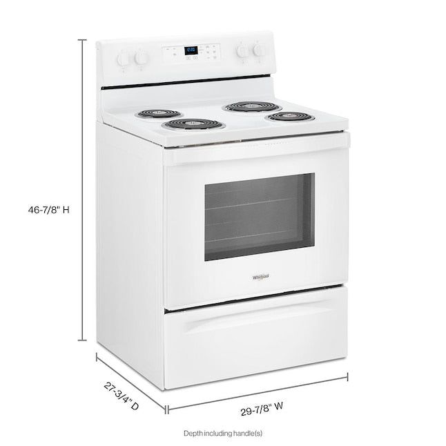 Single Oven Electric Ranges Model #WFC150M0JW